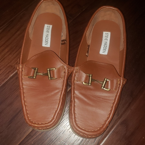 Steve Madden Brown Big Boys Sz3 - Picture 3 of 7